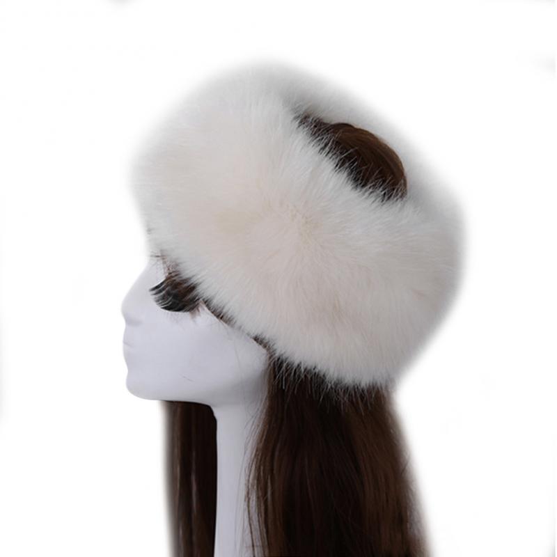 Winter Thick Fox Hair Circle Russian Hat