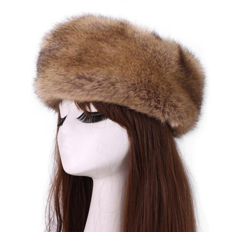 Winter Thick Fox Hair Circle Russian Hat