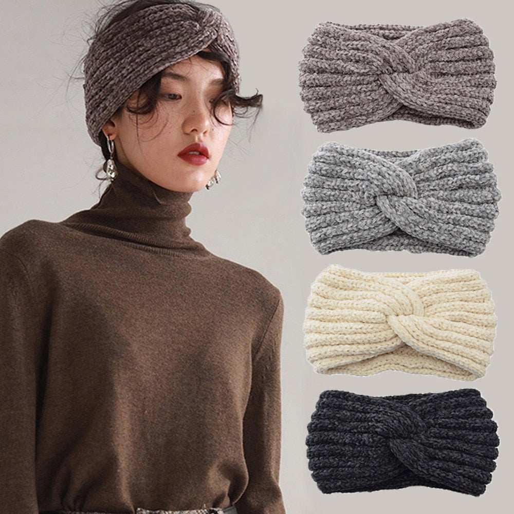 Winter Warm Knitted Headband