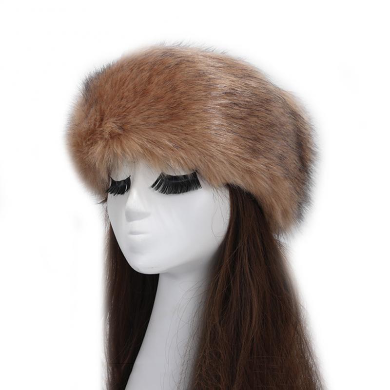 Winter Thick Fox Hair Circle Russian Hat