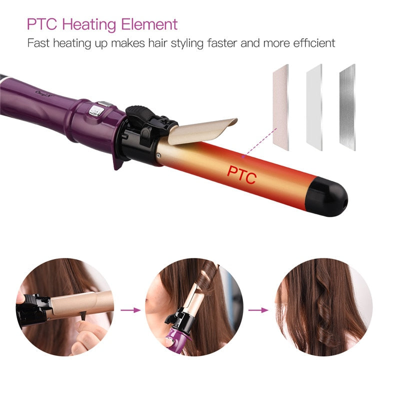 Instant Heat Auto Hair Curler