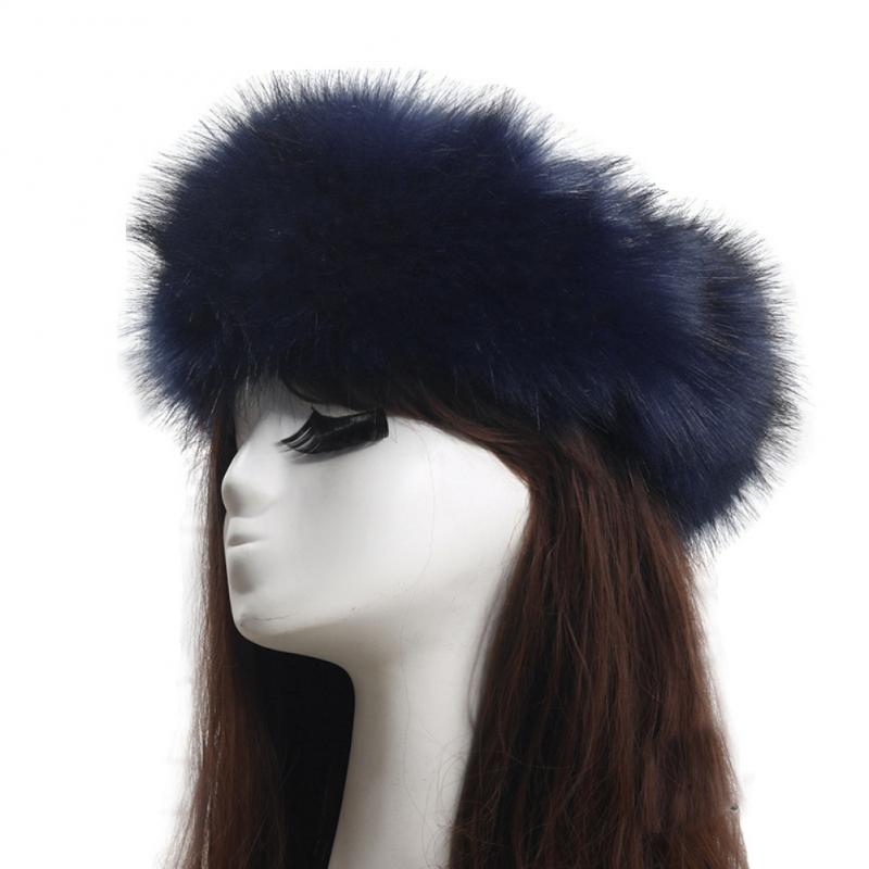 Winter Thick Fox Hair Circle Russian Hat