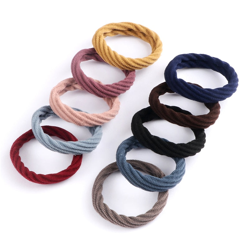 Girls Simple Basic Elastic Hair Bands