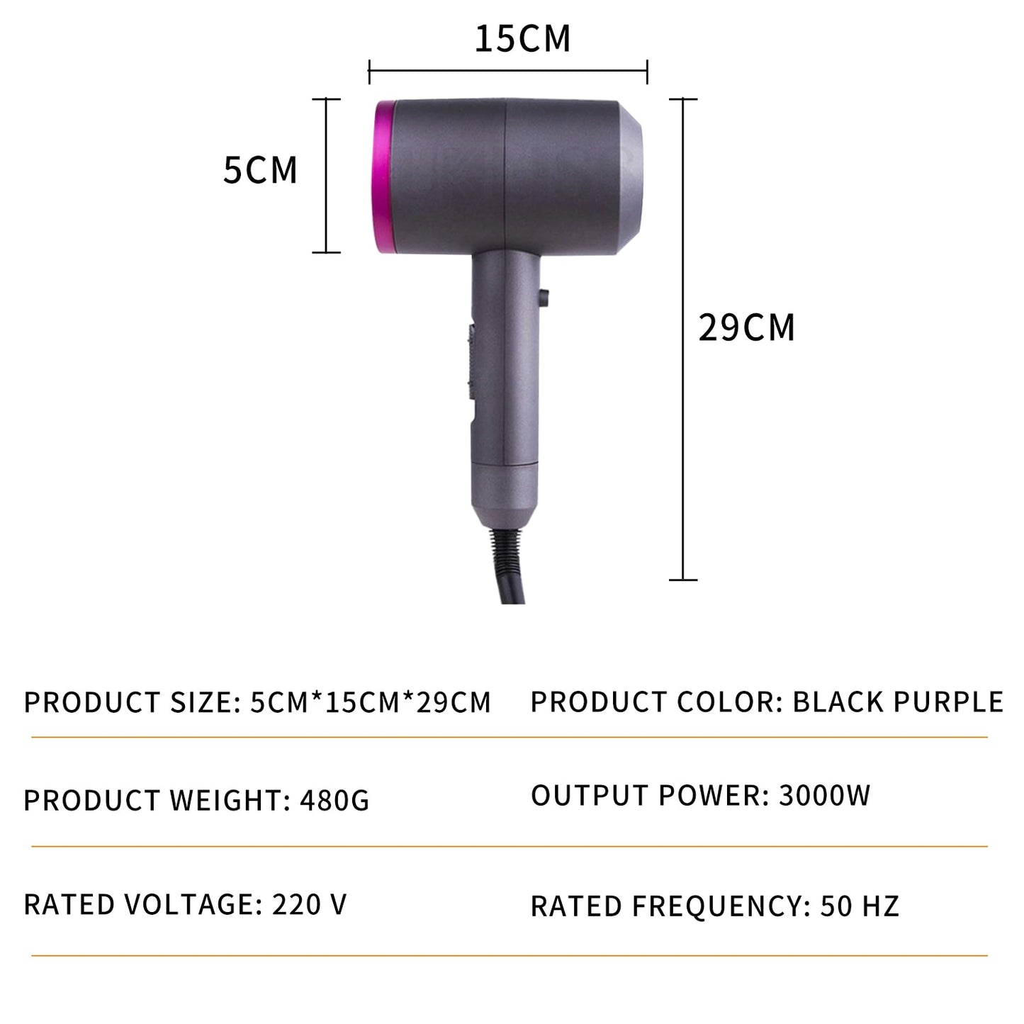 Professional Salon Ionic Blow Dryer