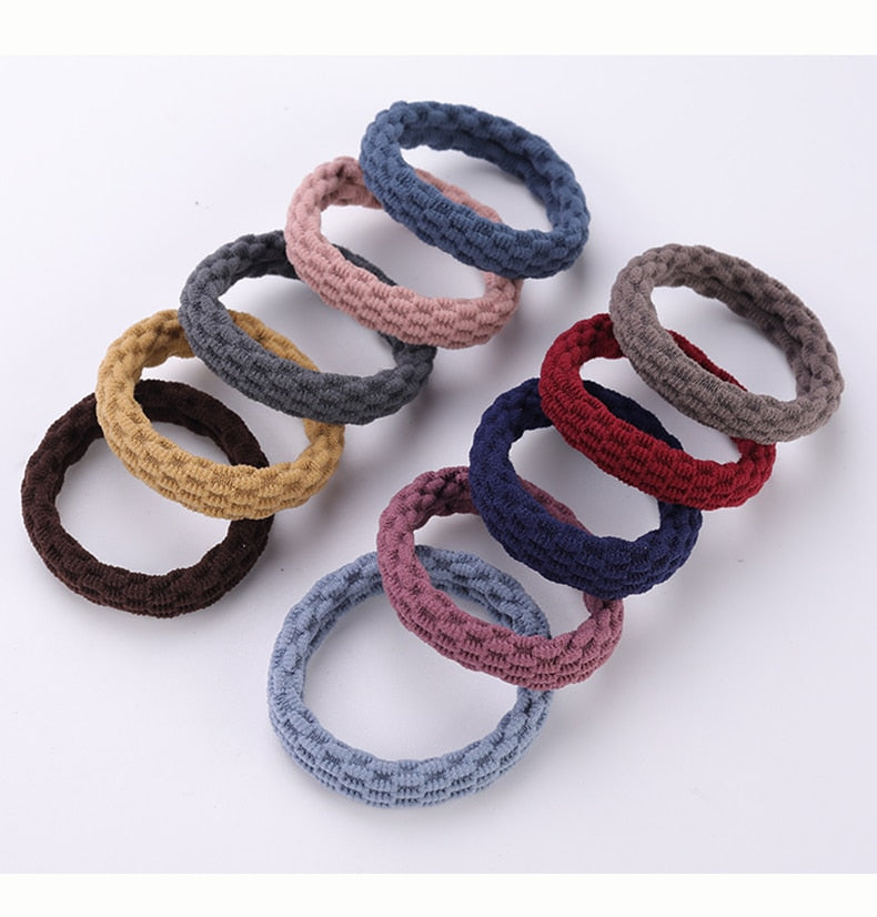 Girls Simple Basic Elastic Hair Bands