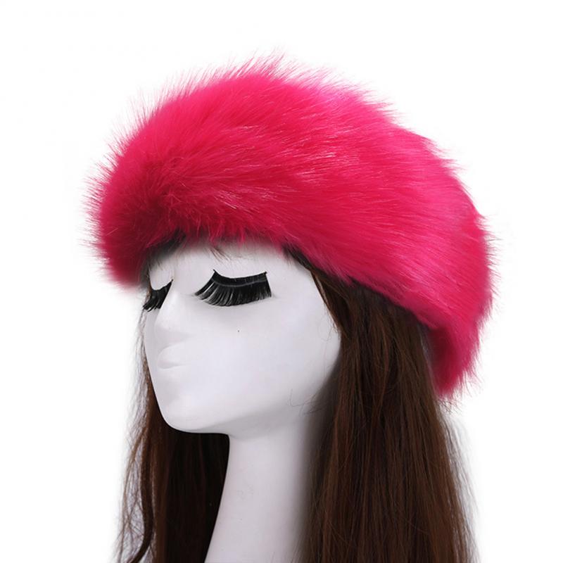 Winter Thick Fox Hair Circle Russian Hat