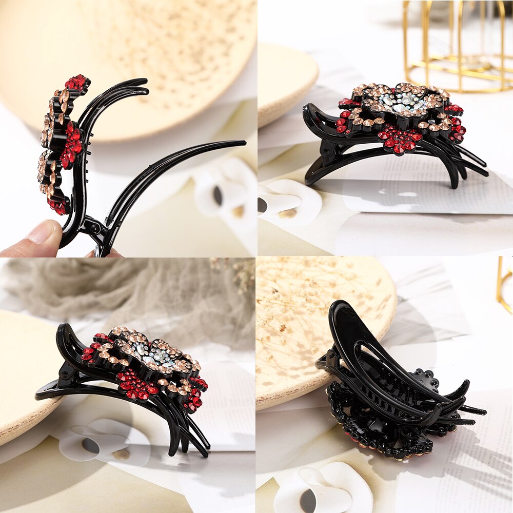 Korean Version Rhinestone Luxury Hairpin