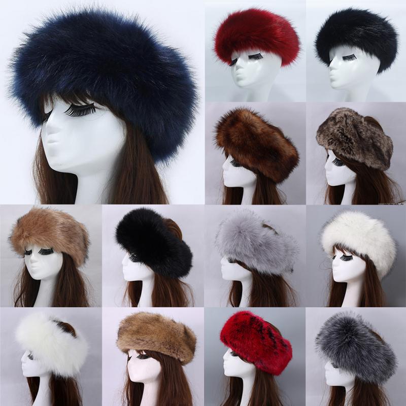 Winter Thick Fox Hair Circle Russian Hat