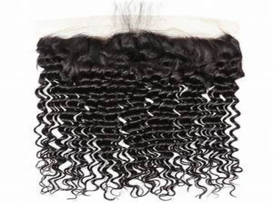 13×6 HD Lace Frontal Deep Wave Pre Plucked Natural Hair Line