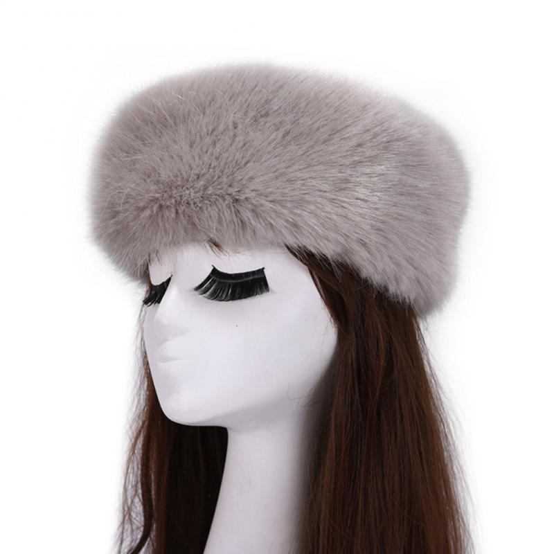 Winter Thick Fox Hair Circle Russian Hat