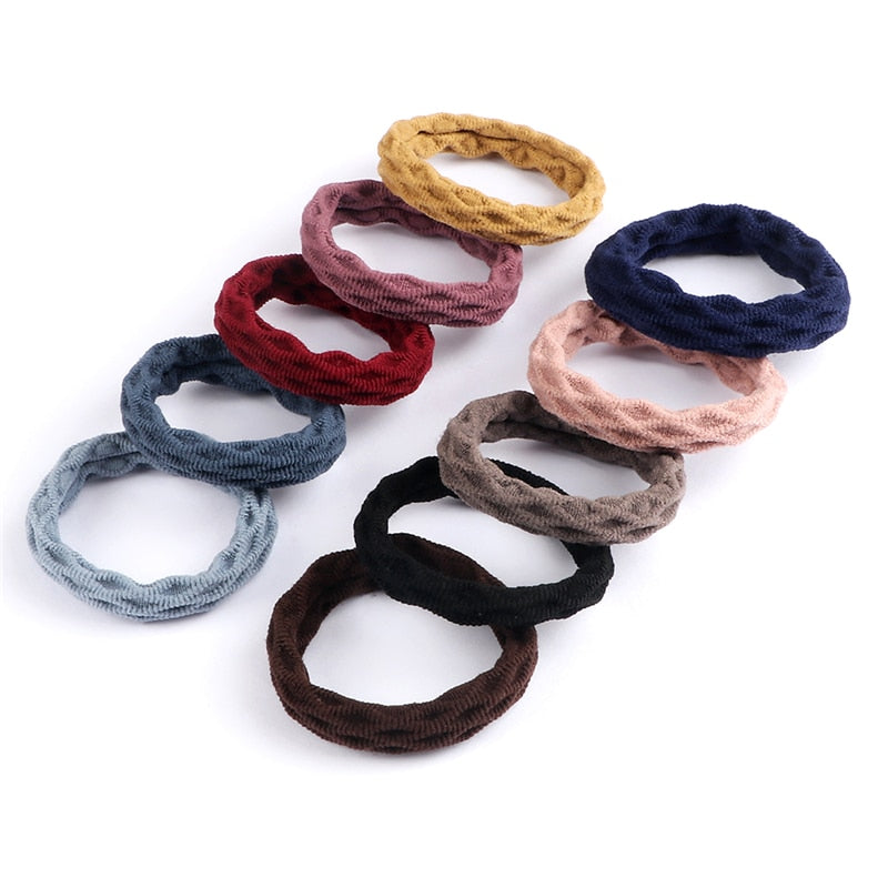 Girls Simple Basic Elastic Hair Bands