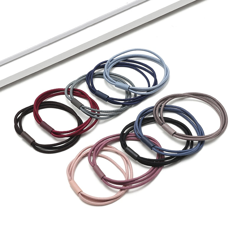 Girls Simple Basic Elastic Hair Bands