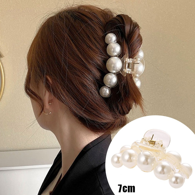 Pearl Hair Claw Set