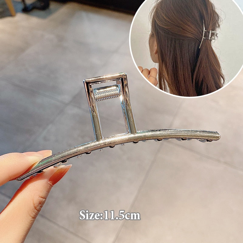 Women Geometric Hair Claw Clamps