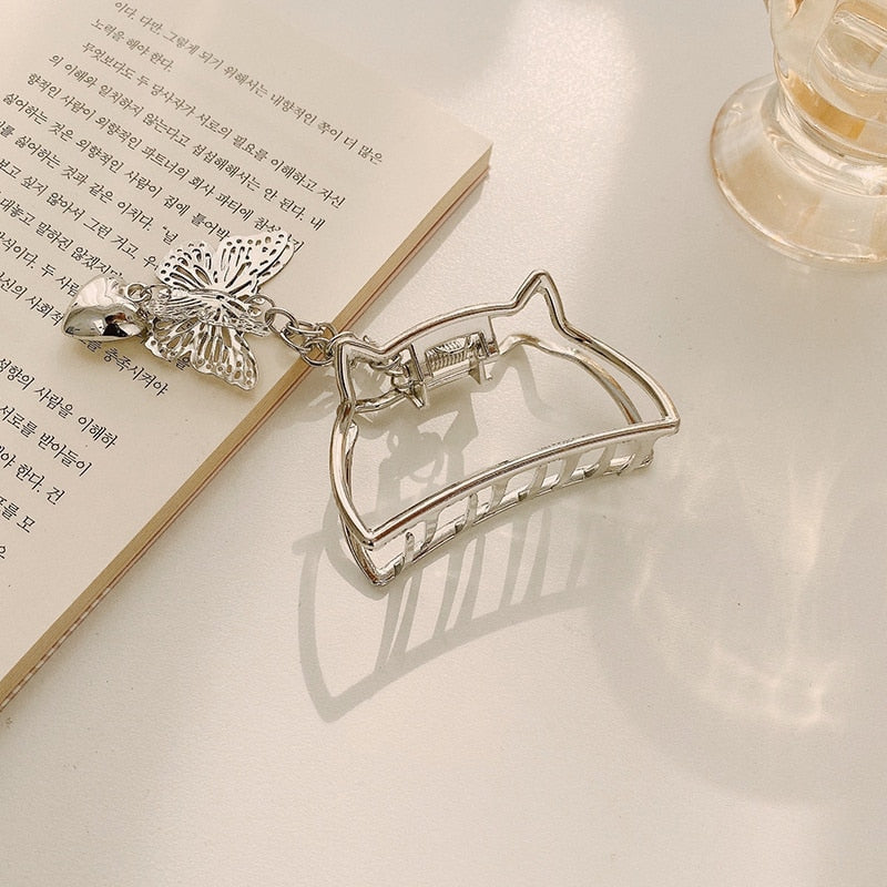 Women Geometric Hair Claw Clamps