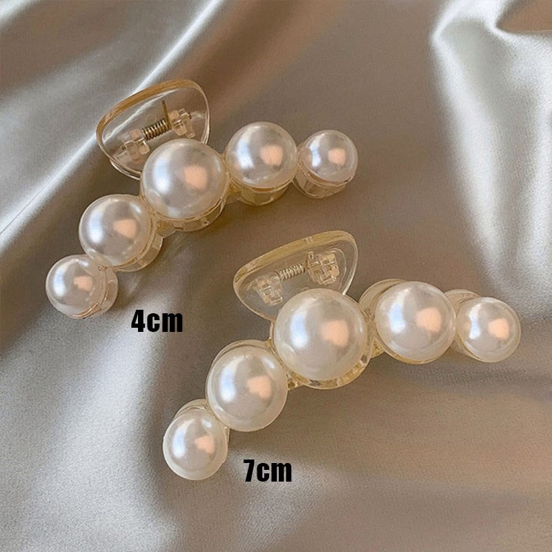 Pearl Hair Claw Set