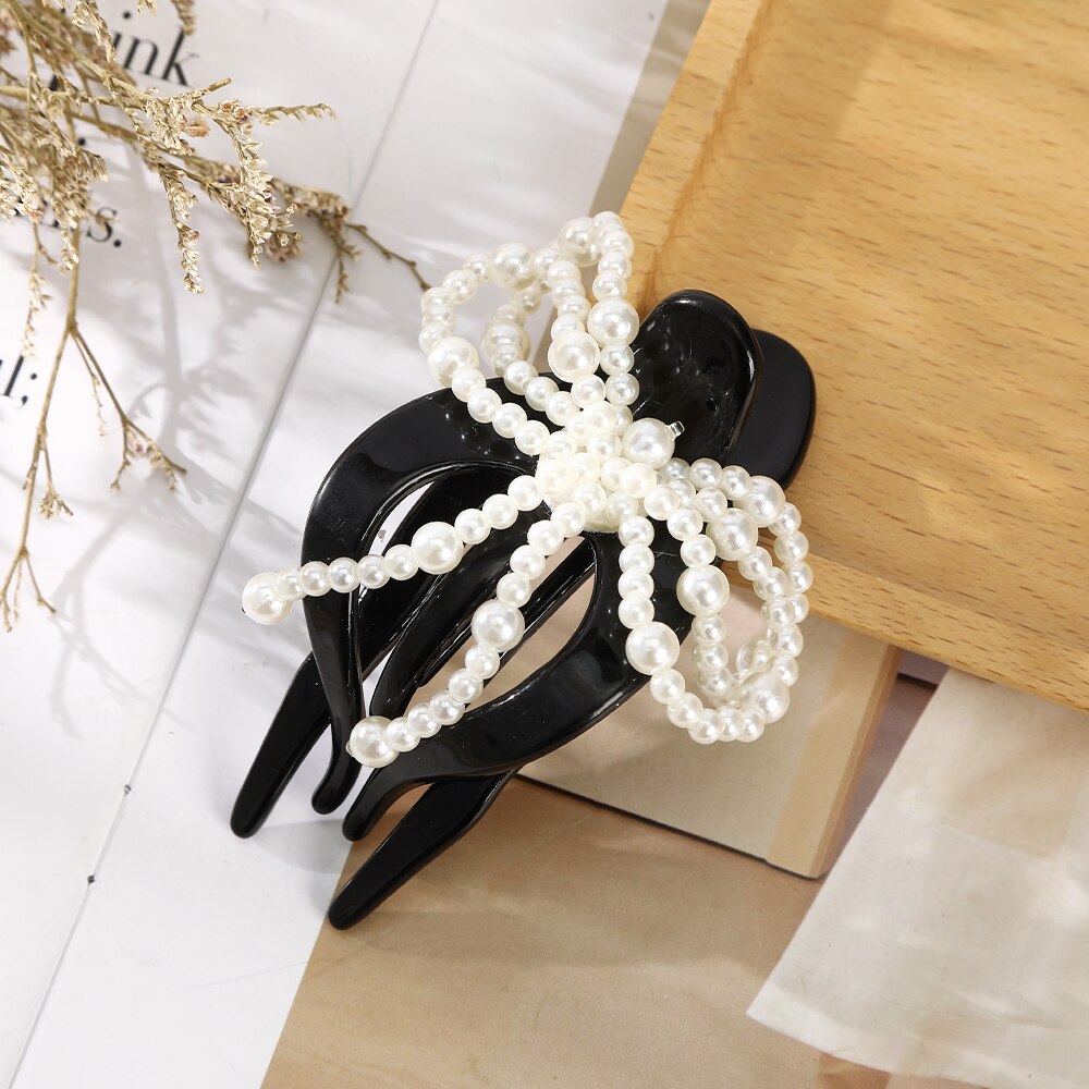 Korean Version Rhinestone Luxury Hairpin