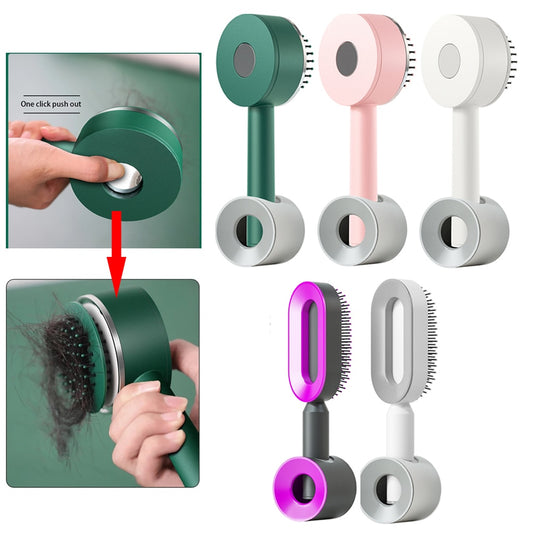 Self Cleaning Hairbrush