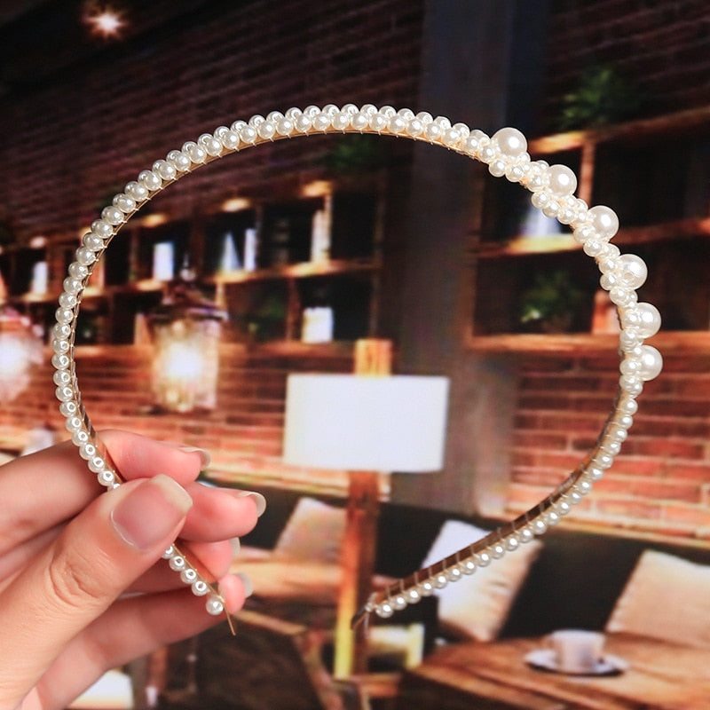 Simulation Pearl Hairbands