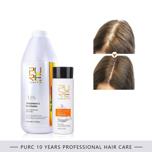 Hair Keratin Treatment Purifying Shampoo Set