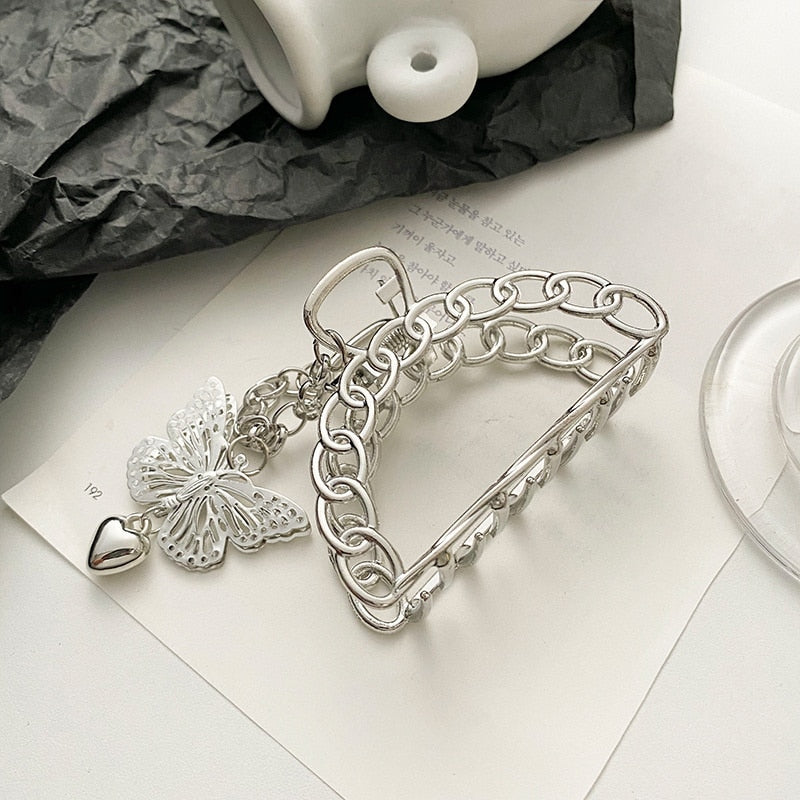 Women Geometric Hair Claw Clamps