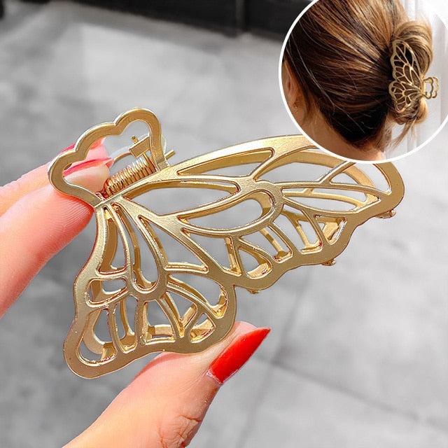 Women Geometric Hair Claw Clamps