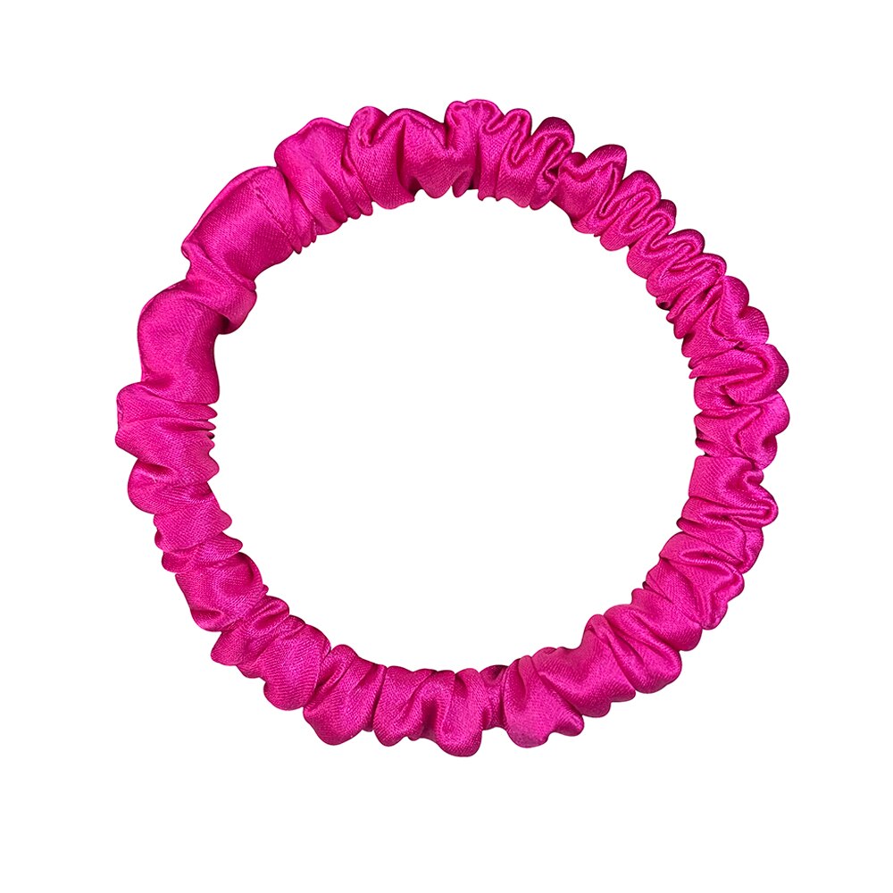 Women Solid Scrunchies Elastic Hair Bands