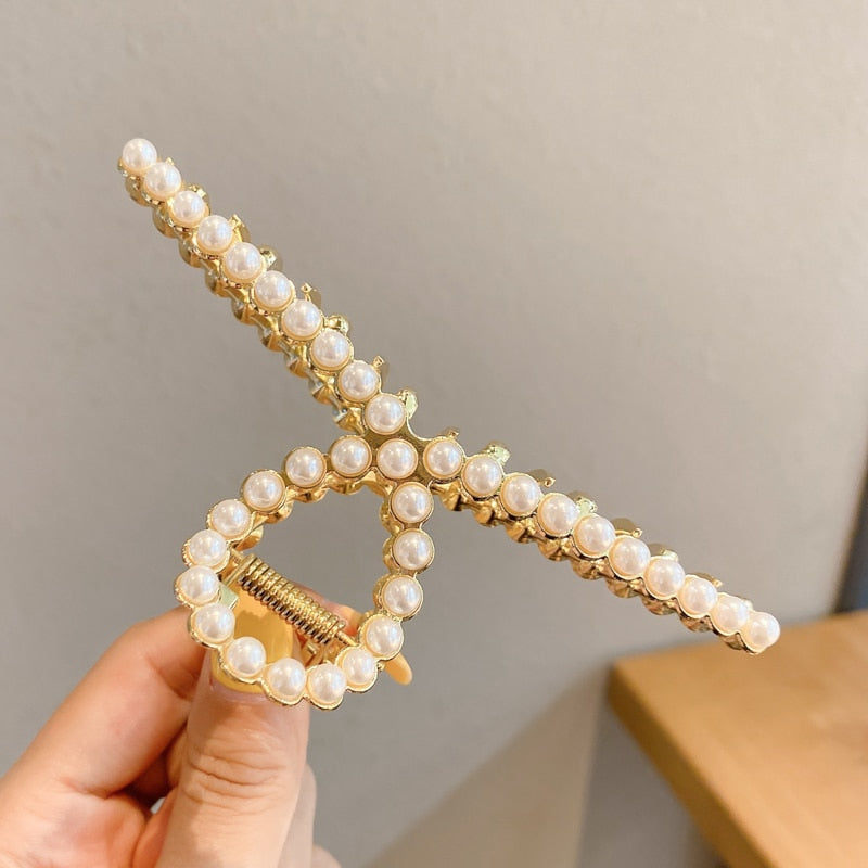 Pearl Hair Claw Set