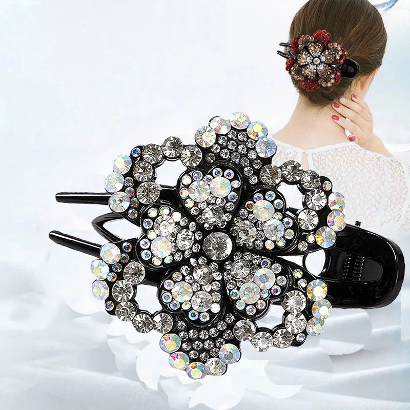 Korean Version Rhinestone Luxury Hairpin