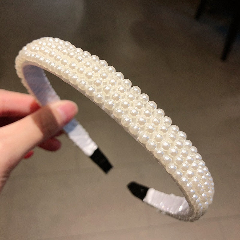 Simulation Pearl Hairbands