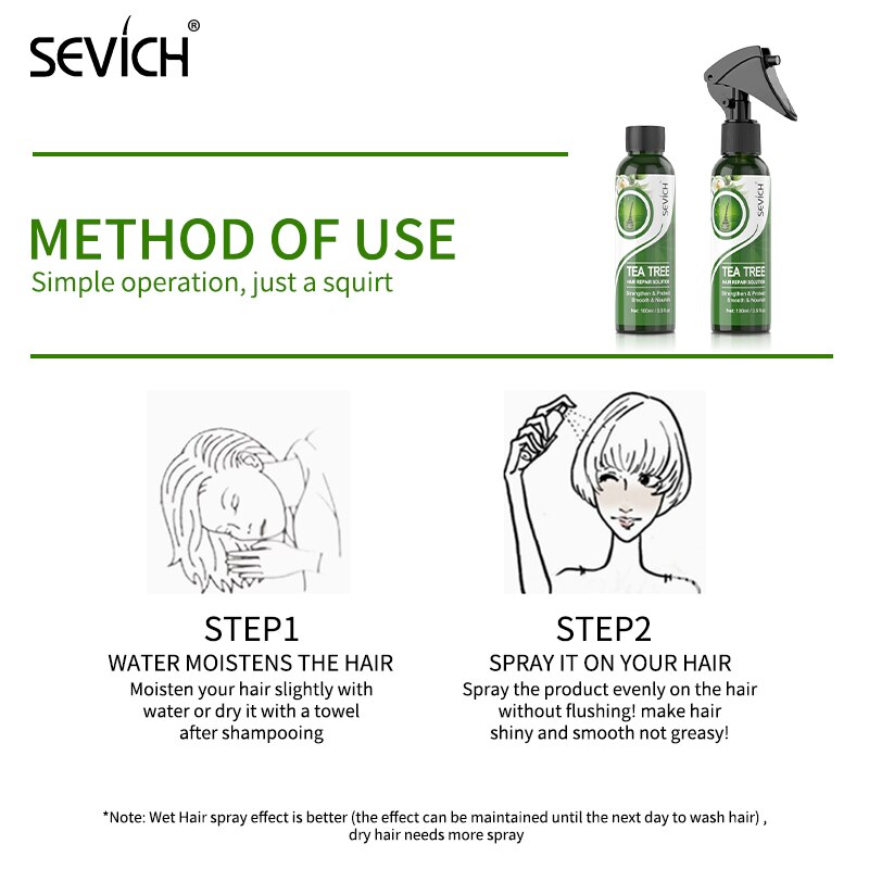 Hair Smoothing Repair Spray